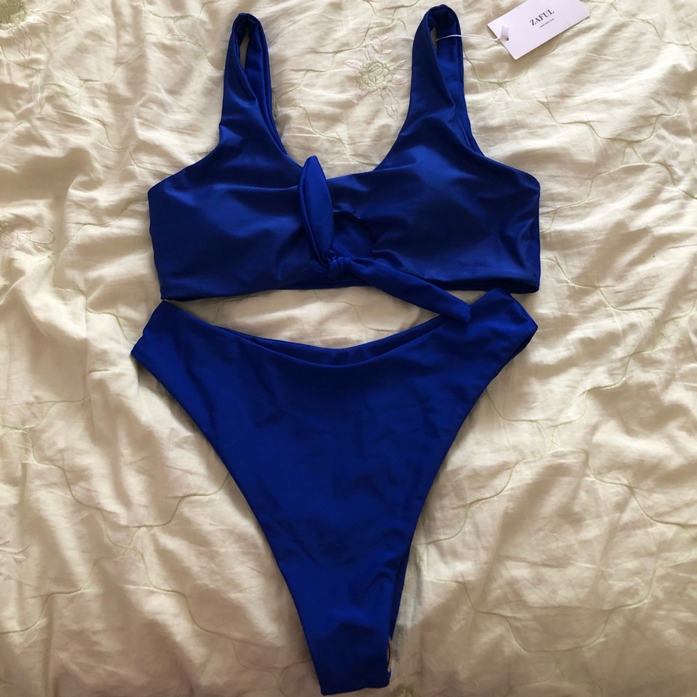 Royal blue bikini